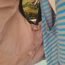 Quilted Isle gilet with knitted arm trim Image 9