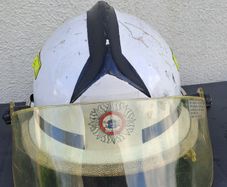 Obselete Dublin Fire Brigade Helmet Officers