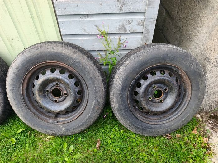 4x100 Gm/Opel steel wheels