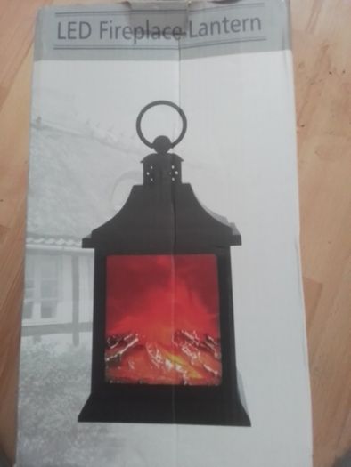 Lantern LED Fireplace Lantern