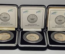 Ireland Silver Proof Millennium 1 Pound Coin in Original Holder with COA