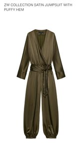 Zara satin jumpsuit