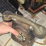 2 Black Metal Rotary Dial Telephone, Military Grade Version of their standard tabletop 1930s rotary sets Image 7
