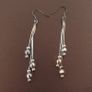 Classic Sterling Silver Multi-Strand Dangle Earrings Image 6