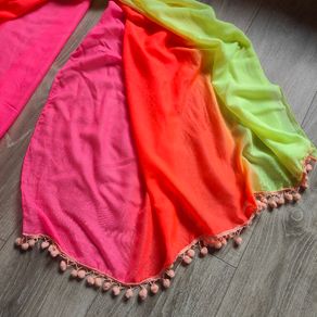 Beach scarf with tassels, 100 x 155cm