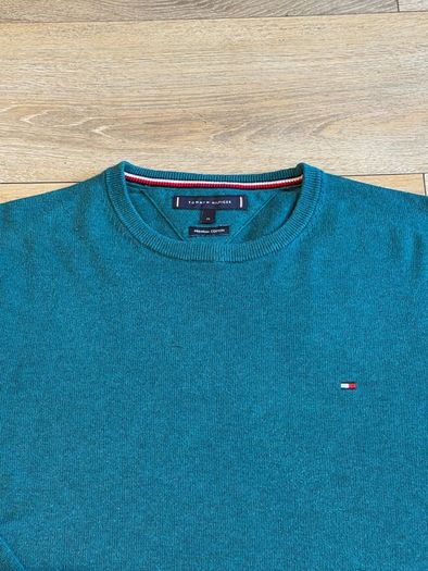 Vibrant Green Tommy Hilfiger Crewneck Sweater