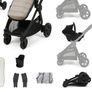 Panorama XTi by Babylo 2-in-1 Travel System with EnfaSafe i-Size R129 Car Seat Image 8