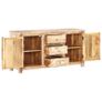 Sideboard 151x40x75 cm Rough Acacia Wood Image 5