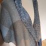 Blue/Beige/Navy Combination Scarf/Shawl/Throw Image 3