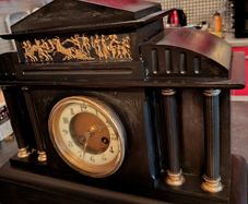 Japy Freres 1878 slate mantle clock