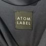 Atom label navy midi dress Image 4