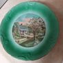 Fine Series Currier & Ives Vintage Porcelain  Plate - "Spring " Image 2