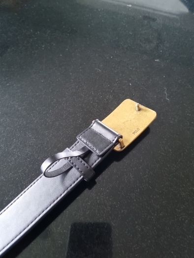 Ralph Lauren brass buckle belt