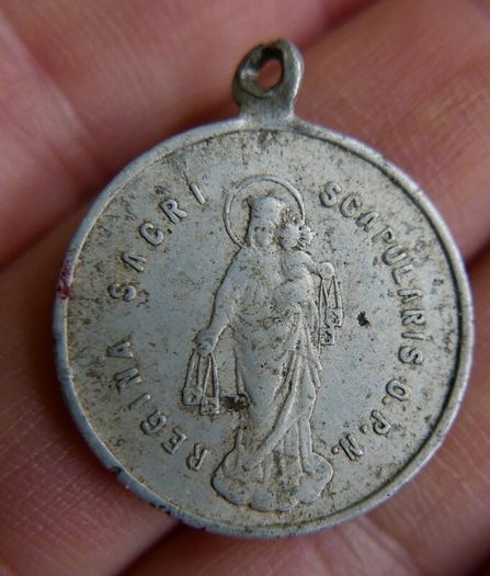 Antique Medals Pendants Holy Charms