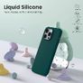Liquid Silicone Case For Apple iPhone 14 Pro Luxury Thin Phone Cover Green Image 2