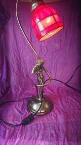Table stained glass lamp