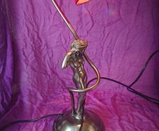 Table stained glass lamp