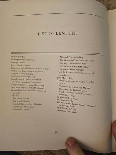 Samuel Johnson 1709-84. A Bicentenary Exhibition Book By The Arts Council Of England. First Edition LARGE VOLUME Paperback In Good Condition.  See Photos For Same.