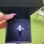 Brand new lab-grown diamond engagement ring for sale, never worn Image 2