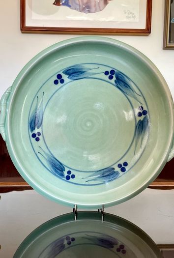 Stunning Discontinued Stoneware Jackson Kilkenny Fruit Serving Plate or Platter
