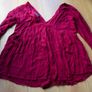 Ladies Burgundy top Image 2