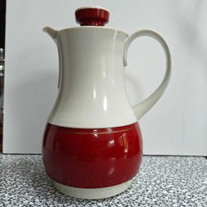 Vintage Thermos, No 570, "Ingrid"coffee pot, from 1983 10 1/2" high, plus additional replacement filler, 1980s