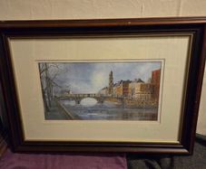 Brendan Hayes "Arran Quay Dublin" signed Lithograph