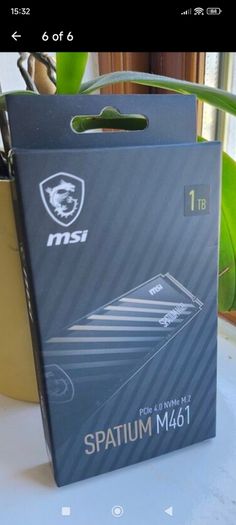 Brand New 1tb Nvme Pcie 4.0 Msi Spatium M461 M.2 Ssd Laptop Pc Ps5