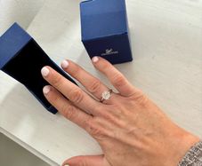 Swarovski Harlequin Rhodium Ring