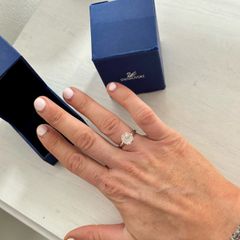 Swarovski Harlequin Rhodium Ring