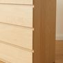 IKEA MALM 4-Drawer Chest  White Stained Oak Veneer Image 2