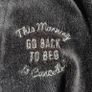 Black Mini Fluffy Bathrobe, size 10 Image 2