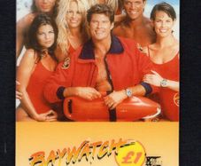 Great Britain UK1 Baywatch The Case (including David Hasselhoff and Pamela Anderson) SubSpace Communication (SSC) (Remote Memory) Phone Card Mint