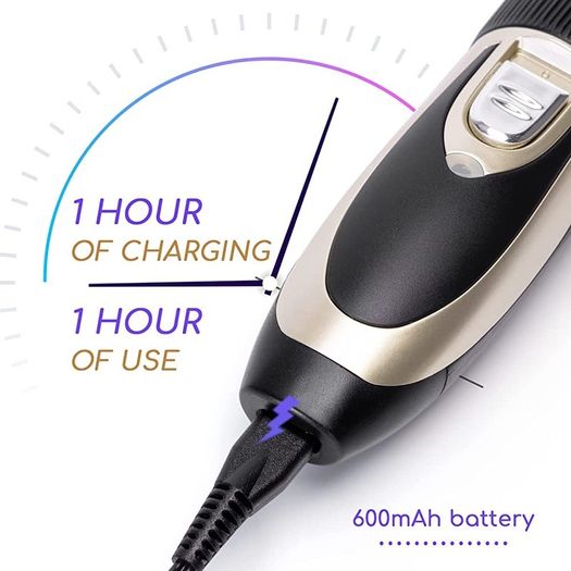 Dog Clippers Cordless, Professional Pet Grooming Kit, Dog Trimmer, Low Noise Dog Hair Clipper with 4 Combs, Rechargeable Electric Cat Shaver Shears Tools for All Pets (FREE POSTAGE)