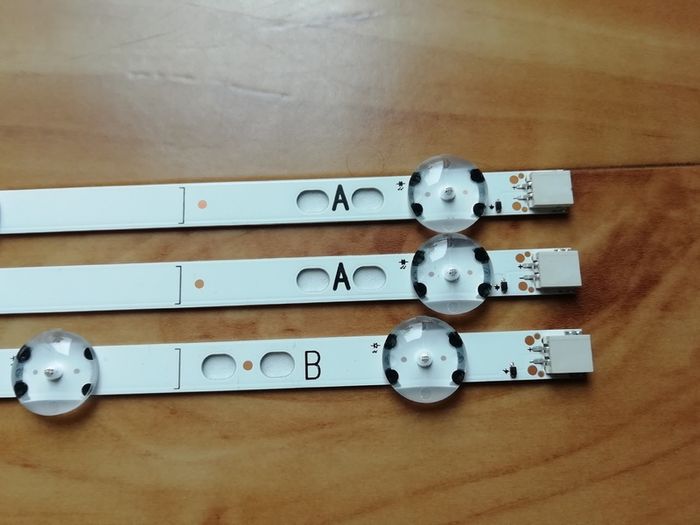 3pc Led Strip For Vestel 40'' Uhd Drt Vnb A+b Jvc Lt-40c860 Lt-40c880 Lt-40c890 Ves400qnds