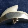 Vintage Sterling Silver Mounted Sharks Tooth Pendant Image 6