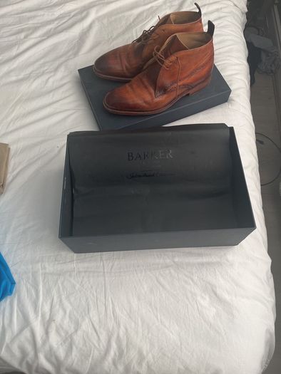 barker size 8 brown boot