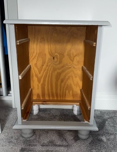 Solid Wood 3 Drawer Bedside Locker