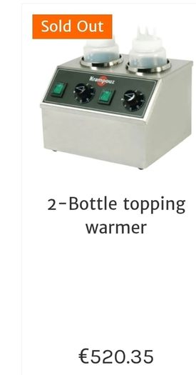Krampouz Nutella warmer - Crepe accessories