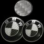 BMW Carbon black Bonnet/Trunk Emblem Image 3