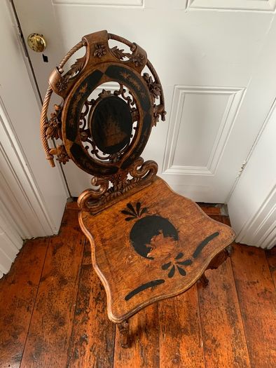Victorian Aesthetic Movement Hall Chair.