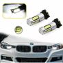 2pcs Xenon White PW24W PWY24W LED Bulbs For Audi BMW VW Daytime Running Lights Image 2