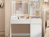Dressing table with LED lighting 110 cm wide