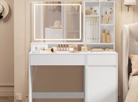 main image for ad Dressing table with LED lighting 110 cm wide