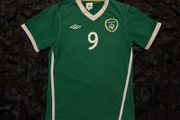 Republic Of Ireland Match Worn / Issue 2010 2011 Home Jersey Shirt Umbro
