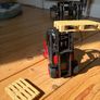 Bruder Linde H30D Forklift with Trailer Coupling and 2 Pallets scale 1:16 Image 5