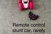 Remote control stunt car