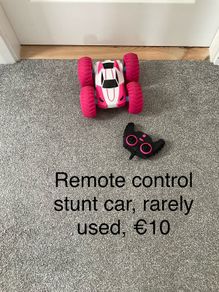 Remote control stunt car