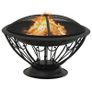Fire Pit with Poker 75 cm XXL Steel Image 2