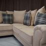 Verona Beige Corner Scatter Cushions Sofa Image 3